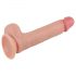 Lovetoy Nature Cock - kahekordse kihiga elutruu dildo - 20 cm (naturaalne)