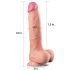 Lovetoy Nature Cock - kahekordne elutruu dildo - 25cm (naturaalne)