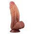 Lovetoy - kahekordne realistlik dildo - 26cm (naturaalne) 