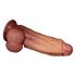 Lovetoy - kahekordne realistlik dildo - 26cm (naturaalne) 