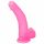 Lovetoy Jelly Studs - realistlik jalaga dildo - 20 cm (roosa)