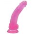 Lovetoy Jelly Studs - realistlik jalaga dildo - 20 cm (roosa)