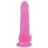 Lovetoy Jelly Studs - realistlik jalaga dildo - 20 cm (roosa)