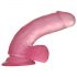 Lovetoy Jelly Studs - tald alusel realistlik dildo - 15cm (roosa)