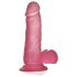 Lovetoy Jelly Studs - tald alusel realistlik dildo - 15cm (roosa)