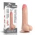 Lovetoy kahetine dildoo - 18cm (naturaalne)