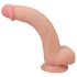 Lovetoy Sliding-Skin - kahekordse kihiga iminapaga dildo - 23cm (naturaalne)