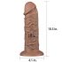 Lovetoy Chubby - iminapaga realistlik dildo - 25cm (naturaalne) 