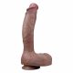 Lovetoy Looduslik Kukk - kahekordne realistlik dildo - 26cm (nahkjas) 