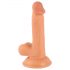 Mr. Rude realistlik kleepuva alusega dildo - 17cm (naturaalne)