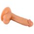 Mr. Rude realistlik kleepuva alusega dildo - 17cm (naturaalne)