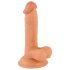 Mr. Rude realistlik kleepuva alusega dildo - 17cm (naturaalne)