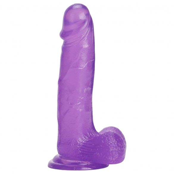 Tracy's Dog Jelly 8 - iminapaga ja munanditega dildo (lilla) 