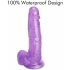 Tracy's Dog Jelly 8 - iminapaga munanditega dildo (lilla)