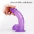 Tracy's Dog Jelly 8 - iminapaga munanditega dildo (lilla)