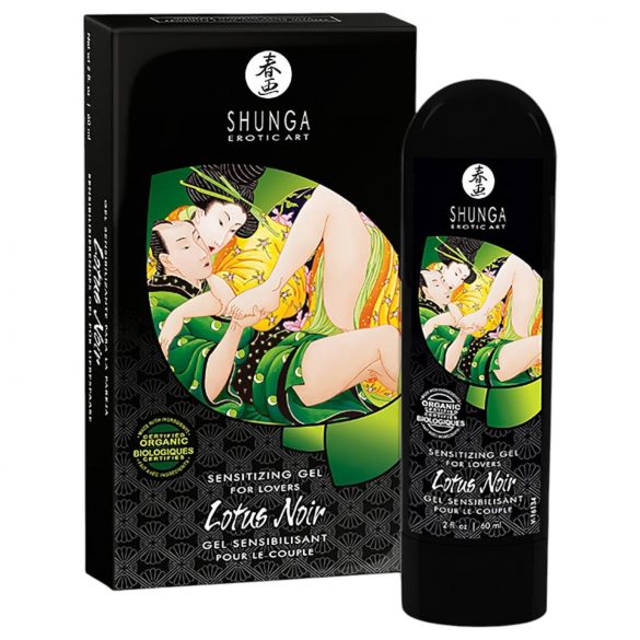 Shunga Lotus Noir - unisex stimuleeriv geel (60 ml)