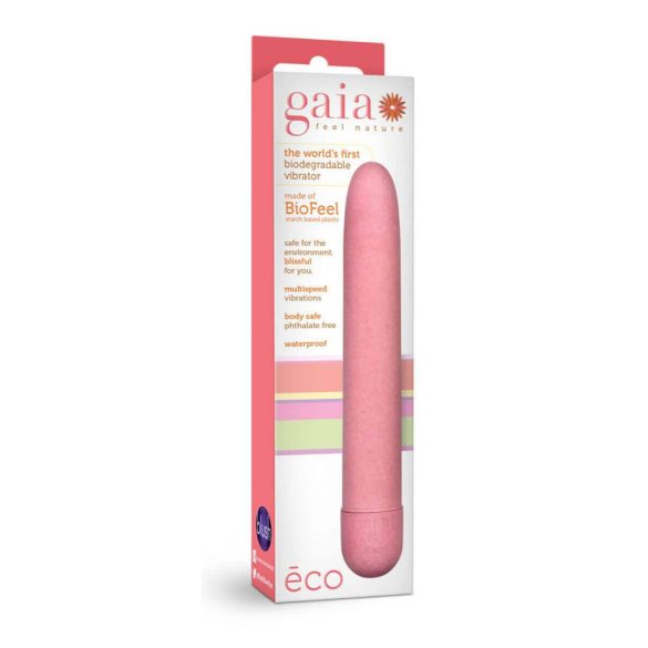 Gaia Eco L - keskkonnasõbralik vibraator (roosa) - suur 