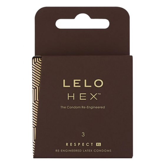 LELO Hex Respect XL - luksus kondoomid (3 tk)
