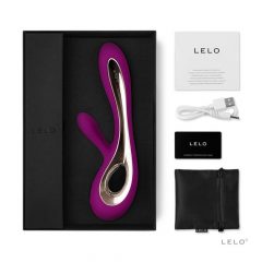   LELO Soraya 2 - akuga, veekindel, painduvate kliitorihaardega vibraator (lilla)