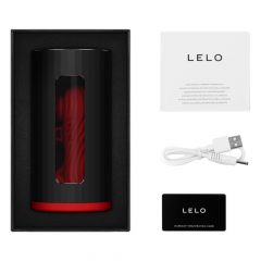 LELO F1s V3 - interaktiivne masturbaator (must-punane)