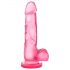 bjours Sweet N Hard 4 - taldso, munanditega dildo (roosa)