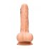 RealRock Dong 7 - elutru, munanditega dildo (17 cm) - naturaalne 