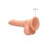 RealRock Dong 7 - elutru, munanditega dildo (17 cm) - naturaalne 