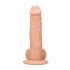 RealRock Dong 8 - elutru, munanditega dildo (20 cm) - naturaalne