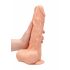 RealRock Dong 10 - elutru mütsidega dildo (25 cm) - nahkjas 