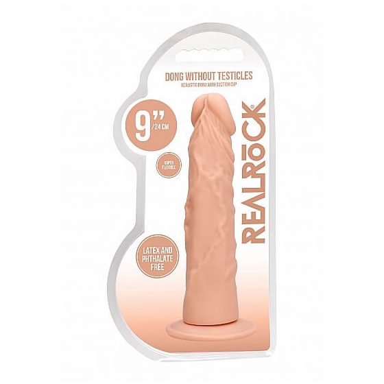 RealRock Dong 9 - realistlik dildo (23cm) - naturaalne