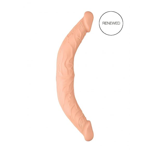 RealRock Kaheotsaline Dildo 14 - topelt dildo (36cm) - naturaalne 