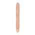 RealRock Kaheotsaline Dildo 14 - topelt dildo (36cm) - naturaalne 