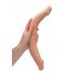 RealRock Kaheotsaline Dildo 14 - topelt dildo (36cm) - naturaalne 