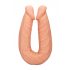 RealRock Double Dong 18 - kahekordne dildo (46 cm) - naturaalne 