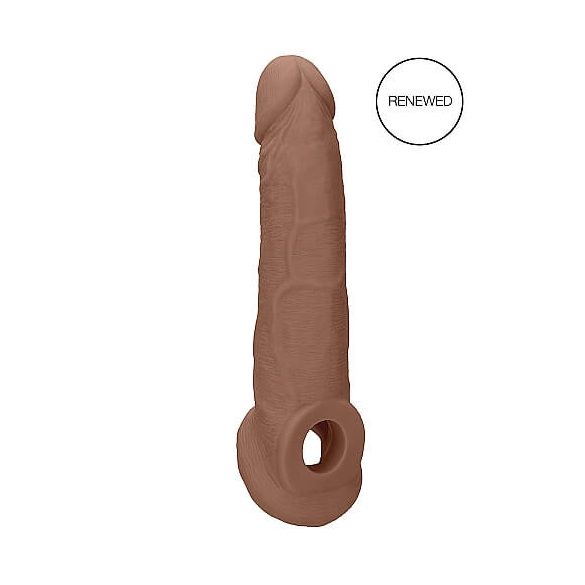 RealRock peenisemansett 9 - peenisemansett (21,5cm) - tume looduslik 