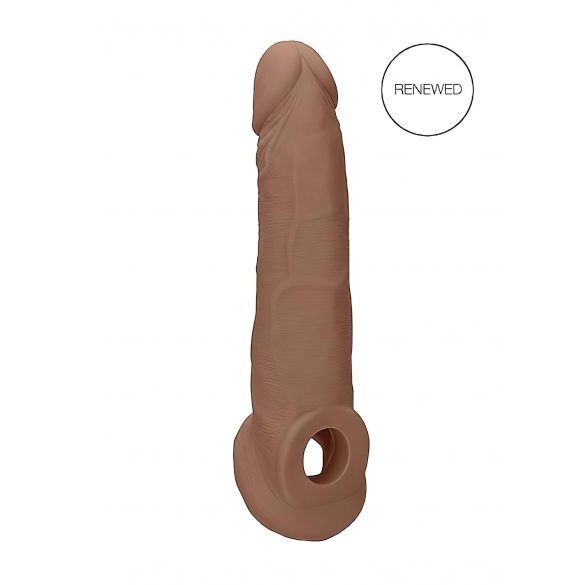 RealRock peenisemansett 9 - peenisemansett (21,5cm) - tume looduslik 