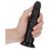 RealRock Slim - iminapinnaga realistlik dildo - 15,5cm (must)