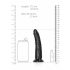 RealRock Slim - iminapaga realistlik dildo - 15,5cm (must) 