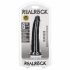 RealRock Slim - iminapaga realistlik dildo - 15,5cm (must) 