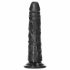 RealRock Slim - iminapaga realistlik dildo - 15,5cm (must) 