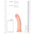 RealRock - iminapaga realistlik dildo - 15,5 cm (naturaalne)