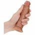 RealRock - iminapaga realistlik dildo - 15,5cm (tume naturaalne) 