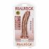 RealRock - iminapaga realistlik dildo - 15,5cm (tume naturaalne) 