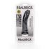 RealRock - realistlik iminapaga dildo - 15,5 cm (must) 