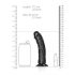 RealRock - realistlik iminapaga dildo - 15,5 cm (must) 