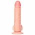 RealRock - iminapaga realistlik dildo munanditega - 15,5cm (naturaalne) 