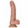 RealRock - iminapinnaga munandiga dildo - 15,5 cm (tume naturaalne)