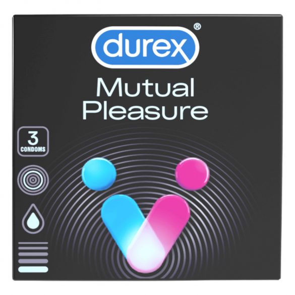 Durex Mutual Pleasure - kondoom (3 tk) 