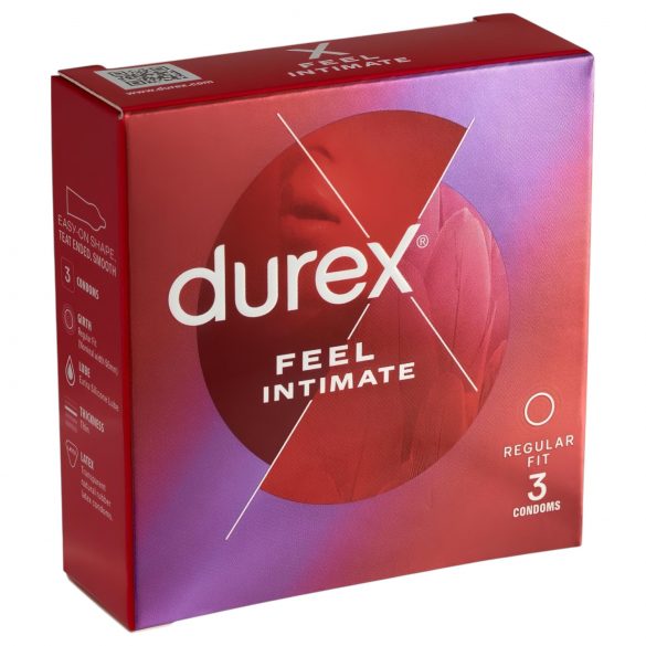 Durex Feel Intimate - õhukese seinaga kondoom (3 tk)