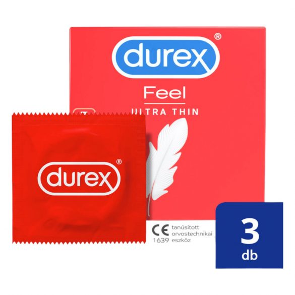 Durex Feel Ultra Õhukes - üli elutru kondoom (3tk)